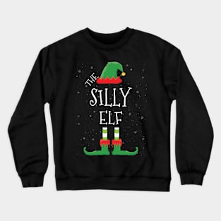 SILLY Elf Family Matching Christmas Group Funny Gift Crewneck Sweatshirt